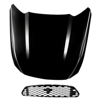 Replacement - 2-Piece (Hood Panel, Grille) (CAPA Certified)