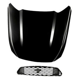 Replacement - 2-Piece (Hood Panel, Grille) (CAPA Certified)