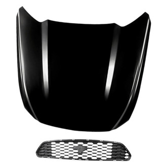 Replacement - 2-Piece (Hood Panel, Grille) (CAPA Certified)