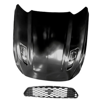 Replacement - 2-Piece (Hood Panel, Grille) (CAPA Certified)