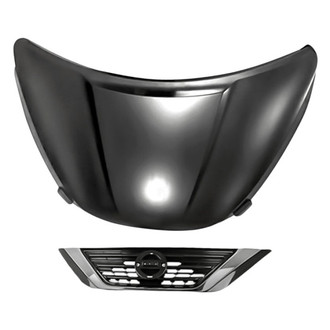 Replacement - 2-Piece (Hood Panel, Grille)