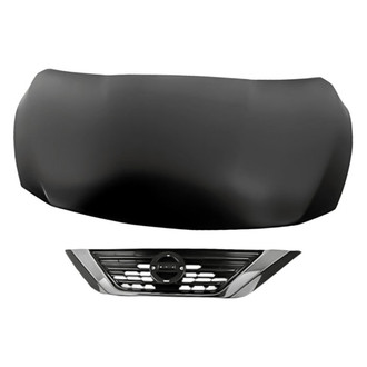 Replacement - 2-Piece (Hood Panel, Grille) (Standard Line)