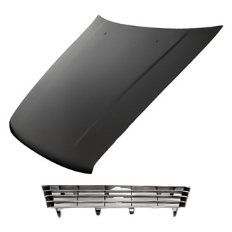 Replacement - 2-Piece (Hood Panel, Grille) (Standard Line)