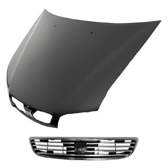 Replacement - 2-Piece (Hood Panel, Grille) (Standard Line)