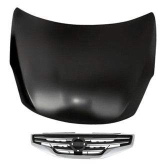 Replacement - 2-Piece (Hood Panel, Grille)