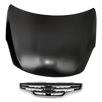 Replacement - 2-Piece (Hood Panel, Grille) (Standard Line)