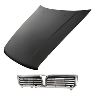 Replacement - 2-Piece (Hood Panel, Grille) (Standard Line)