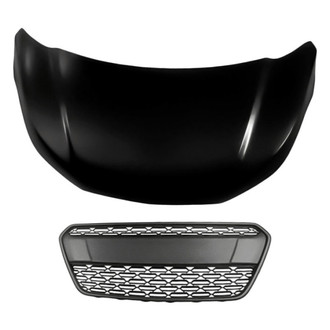 Replacement BNDL-213251 - 2-Piece (Hood Panel, Grille) (CAPA Certified)