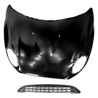Replacement - 2-Piece (Hood Panel, Grille) (CAPA Certified)