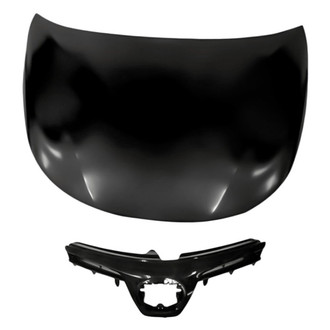 Replacement - 2-Piece (Hood Panel, Grille) (Standard Line)