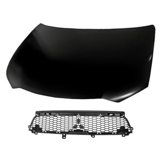 Replacement BNDL-213352 - 2-Piece (Hood Panel, Grille) (CAPA Certified)