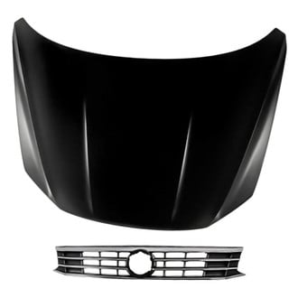 Replacement - 2-Piece (Hood Panel, Grille) (CAPA Certified)