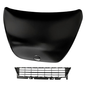 Replacement - 2-Piece (Hood Panel, Grille) (CAPA Certified)