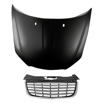 Replacement BNDL-213807 - 2-Piece (Hood Panel, Grille) (CAPA Certified)