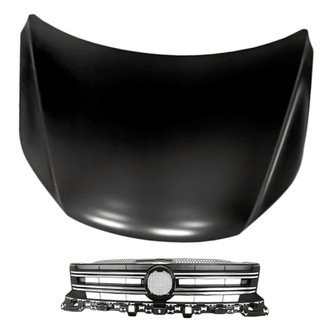 Replacement BNDL-213926 - 2-Piece (Hood Panel, Grille) (CAPA Certified)