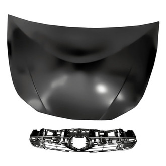 Replacement - 2-Piece (Hood Panel, Grille) (CAPA Certified)