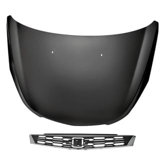 Replacement - 2-Piece (Hood Panel, Grille) (CAPA Certified)