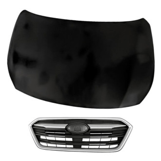 Replacement - 2-Piece (Hood Panel, Grille) (CAPA Certified)