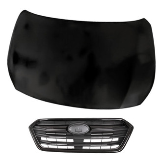 Replacement - 2-Piece (Hood Panel, Grille) (CAPA Certified)