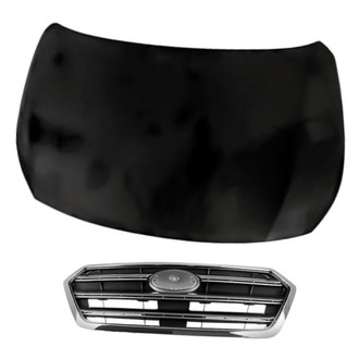 Replacement - 2-Piece (Hood Panel, Grille) (CAPA Certified)