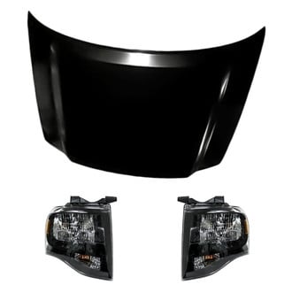 Replacement - 3-Piece Kit (Driver and Passenger Side Headlights, Hood Panel)