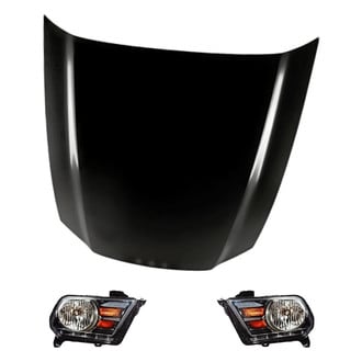 Replacement - 3-Piece Kit (Driver and Passenger Side Headlights, Hood Panel)