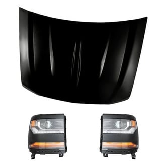 Replacement - 3-Piece Kit (Driver and Passenger Side Headlights, Hood Panel)