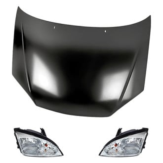 Replacement - 3-Piece Kit (Driver and Passenger Side Headlights, Hood Panel) (Standard Line)