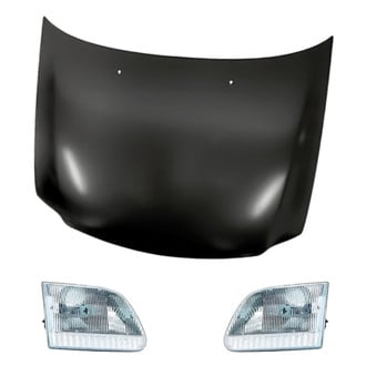 Replacement - 3-Piece Kit (Driver and Passenger Side Headlights, Hood Panel)