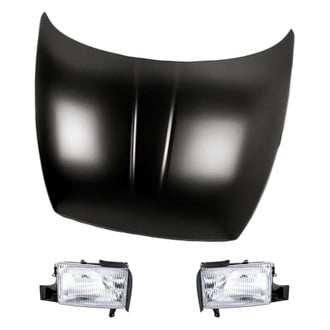 Replacement - 3-Piece Kit (Driver and Passenger Side Headlights, Hood Panel)