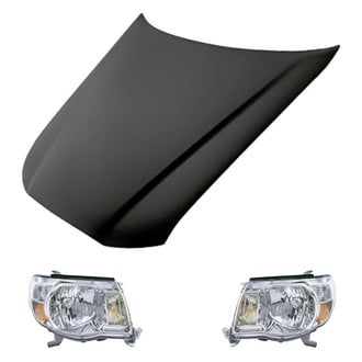 Replacement - 3-Piece Kit (Driver and Passenger Side Headlights, Hood Panel)