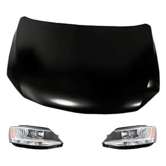 Replacement - 3-Piece Kit (Driver and Passenger Side Headlights, Hood Panel)