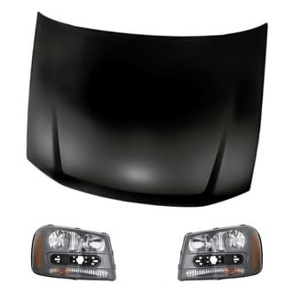 Replacement - 3-Piece Kit (Driver and Passenger Side Headlights, Hood Panel)