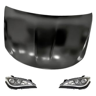 Replacement - 3-Piece Kit (Driver and Passenger Side Headlights, Hood Panel)