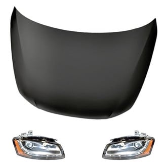 Replacement - 3-Piece Kit (Driver and Passenger Side Headlights, Hood Panel)