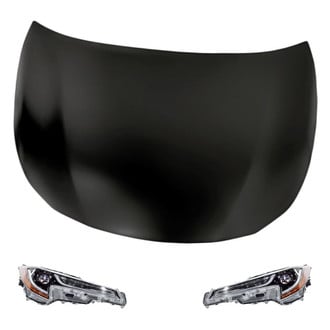 Replacement - 3-Piece Kit (Driver and Passenger Side Headlights, Hood Panel)