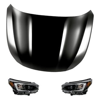 Replacement - 3-Piece Kit (Driver and Passenger Side Headlights, Hood Panel)