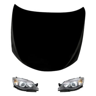Replacement - 3-Piece Kit (Driver and Passenger Side Headlights, Hood Panel)