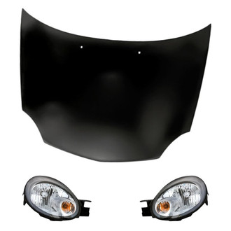 Replacement - 3-Piece Kit (Driver and Passenger Side Headlights, Hood Panel)