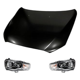 Replacement - 3-Piece Kit (Driver and Passenger Side Headlights, Hood Panel)