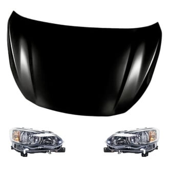 Replacement - 3-Piece Kit (Driver and Passenger Side Headlights, Hood Panel)