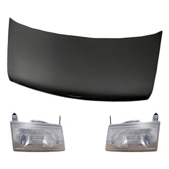 Replacement - 3-Piece Kit (Driver and Passenger Side Headlights, Hood Panel)