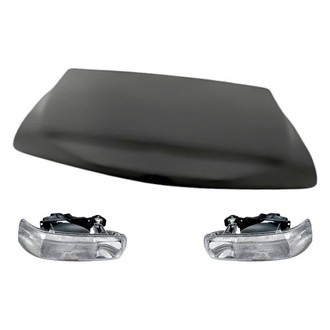 Replacement - 3-Piece Kit (Driver and Passenger Side Headlights, Hood Panel)