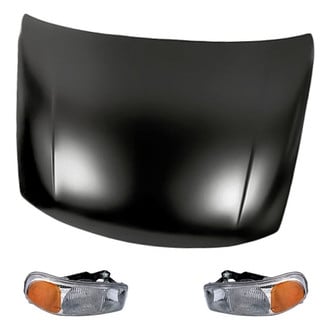 Replacement - 3-Piece Kit (Driver and Passenger Side Headlights, Hood Panel)