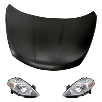 Replacement - 3-Piece Kit (Driver and Passenger Side Headlights, Hood Panel)