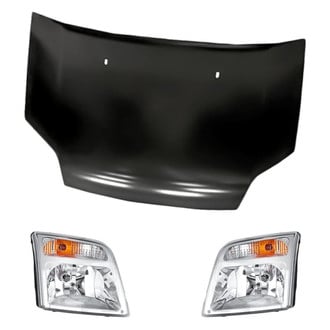 Replacement - 3-Piece Kit (Driver and Passenger Side Headlights, Hood Panel)