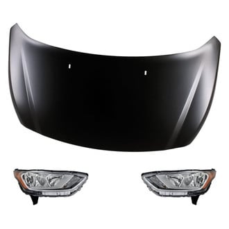 Replacement - 3-Piece Kit (Driver and Passenger Side Headlights, Hood Panel)
