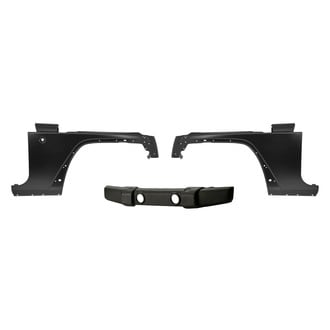 Replacement - 3-Piece (Front Bumper Cover, Front Driver and Passenger Side Fender) (Standard Line)