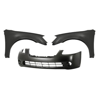 Replacement - 3-Piece (Front Bumper Cover, Front Driver and Passenger Side Fender) (Standard Line)