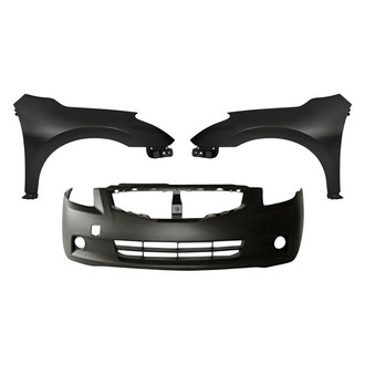 Replacement - 3-Piece (Front Bumper Cover, Front Driver and Passenger Side Fender)